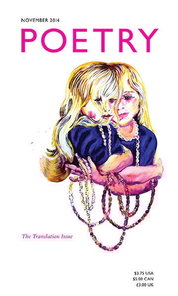 Poetry Magazine November 2014 book cover