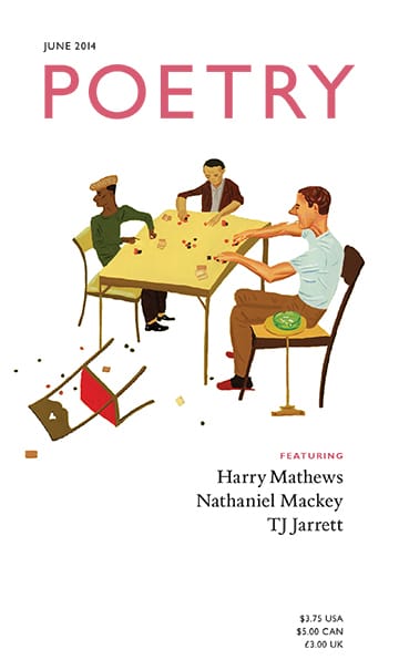Poetry Magazine June 2014 book cover