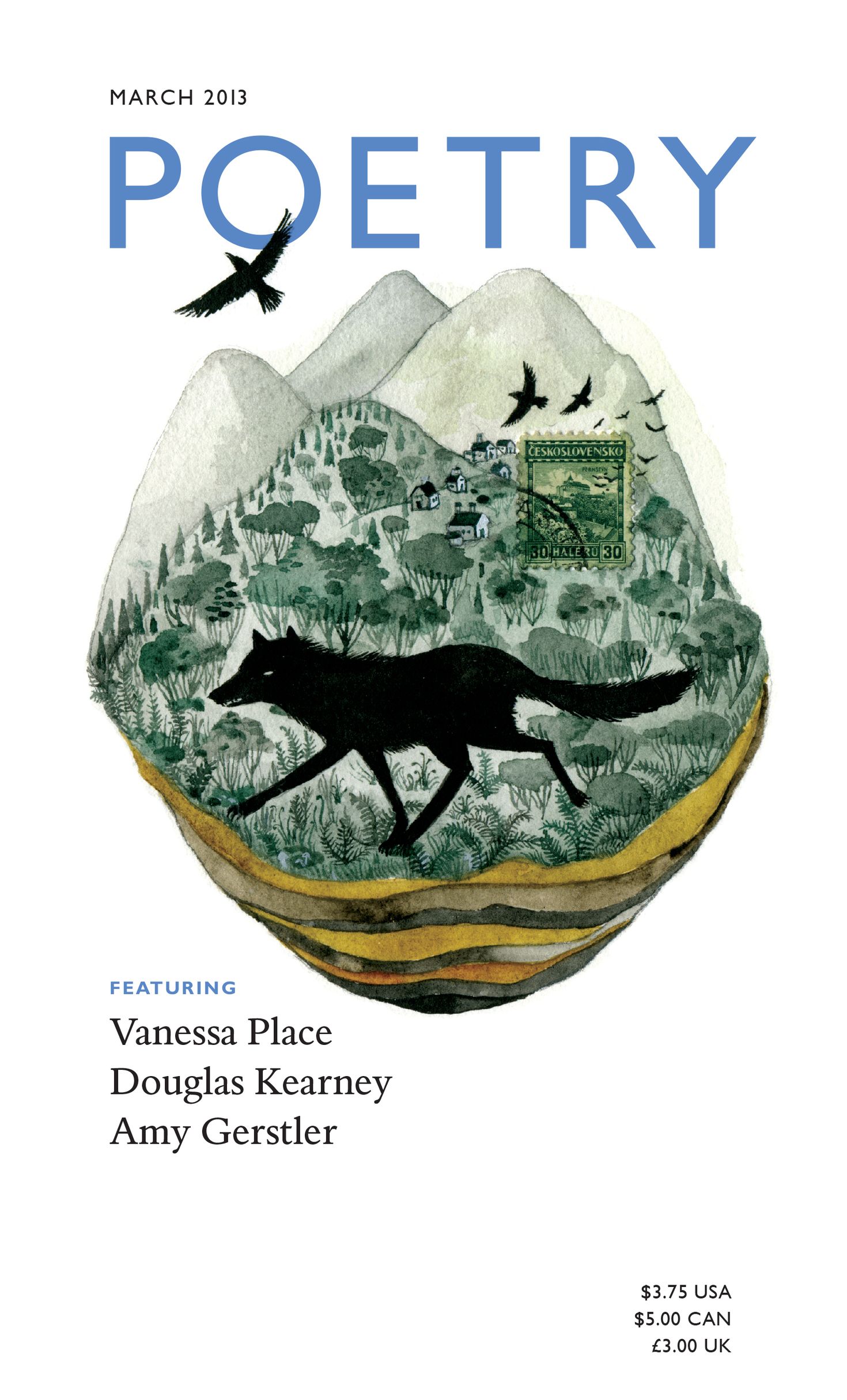 Poetry Magazine March 2013 book cover