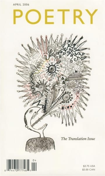 Poetry Magazine April 2006 book cover