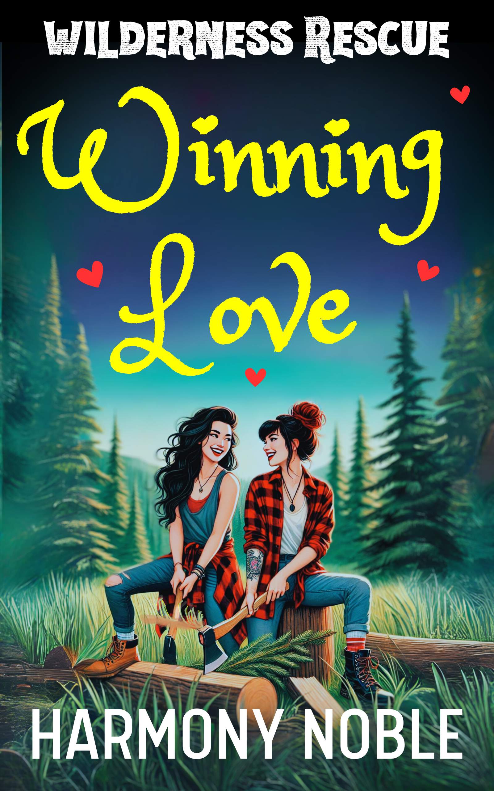 Wilderness Rescue Winning Love: A Sapphic Alaska Rescue Romance