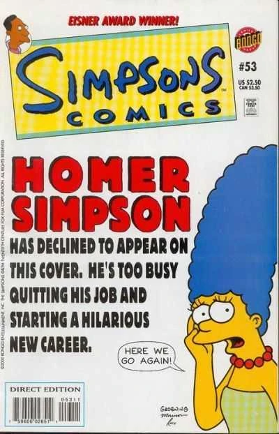 Simpsons Comics, #53 book cover