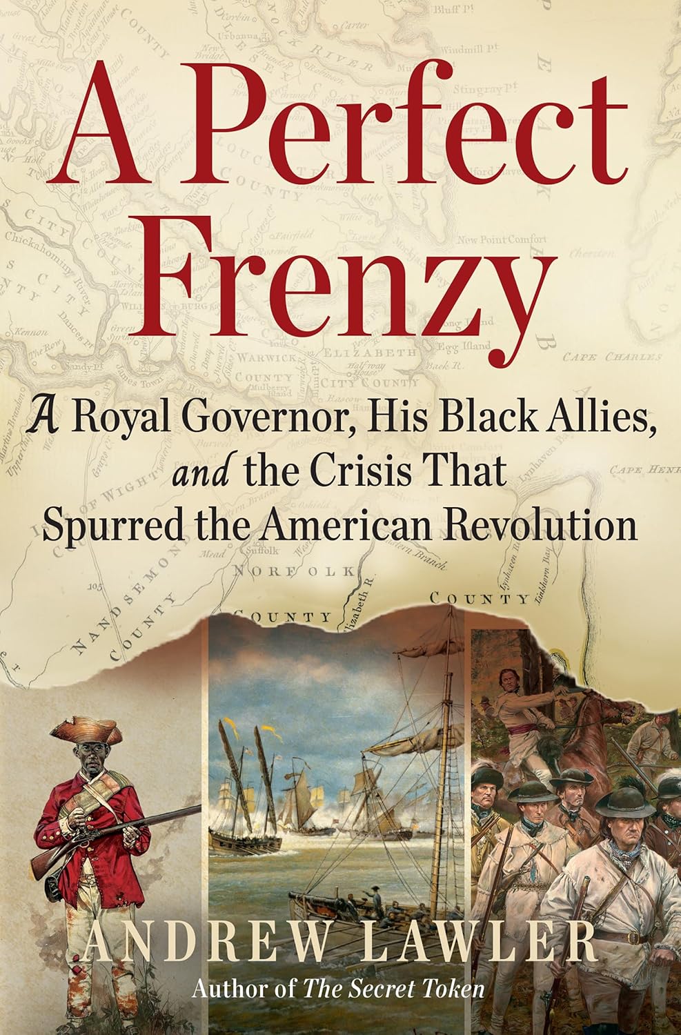 A Perfect Frenzy: A Royal Governor, His Black Allies, and the Crisis That Spurred the American Revolution book cover with link to Goodreads description page