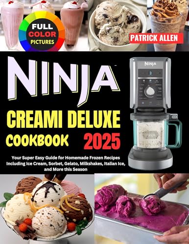 Ninja Creami Deluxe Cookbook 2025 book cover