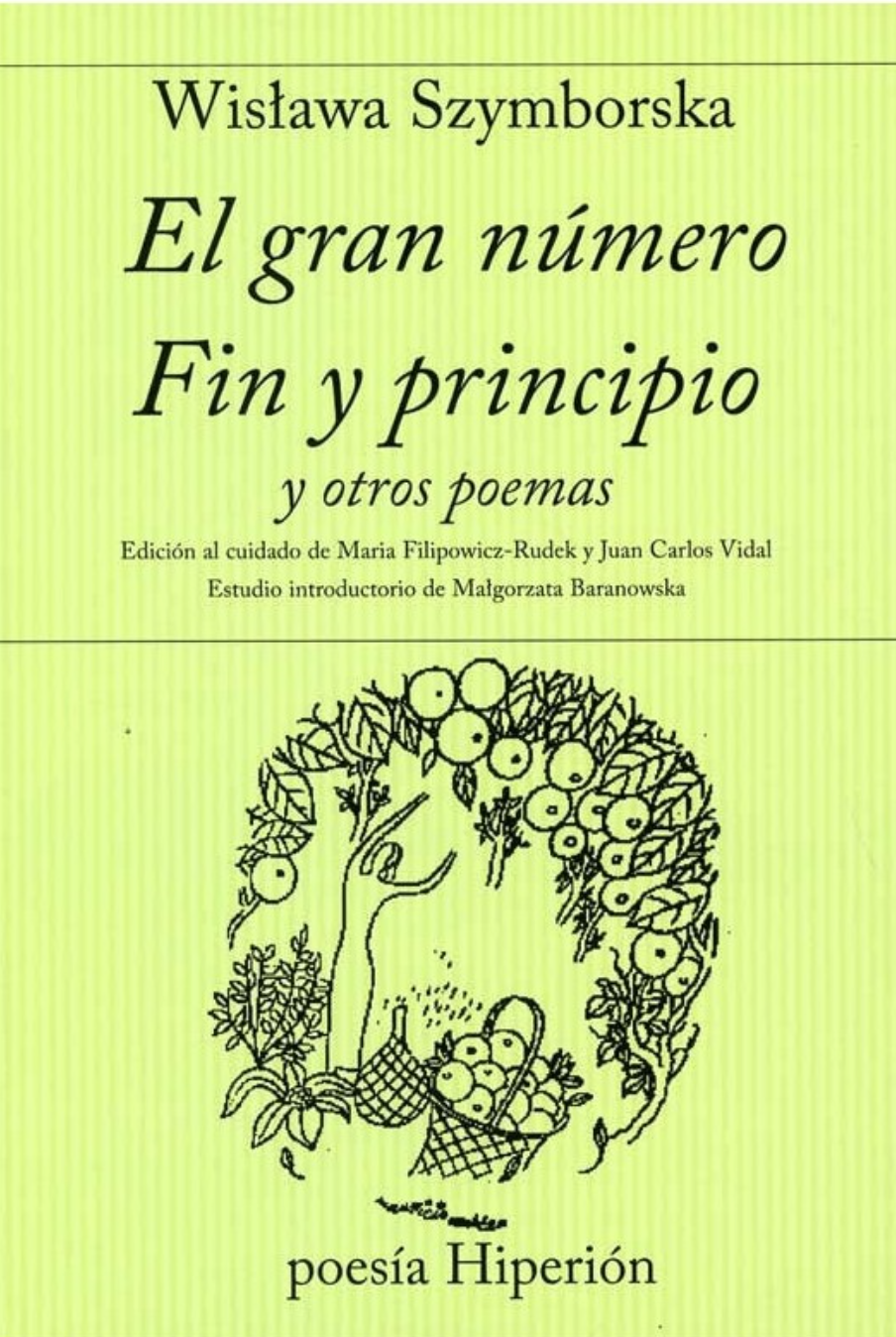 El gran número, Fin y principio y otros poemas book cover