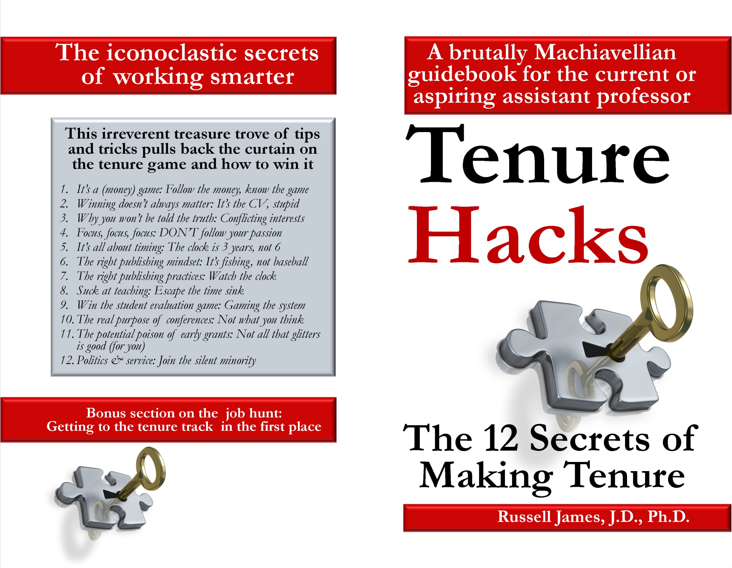 Tenure hacks: The 12 secrets of making tenure by Russell James | Goodreads
