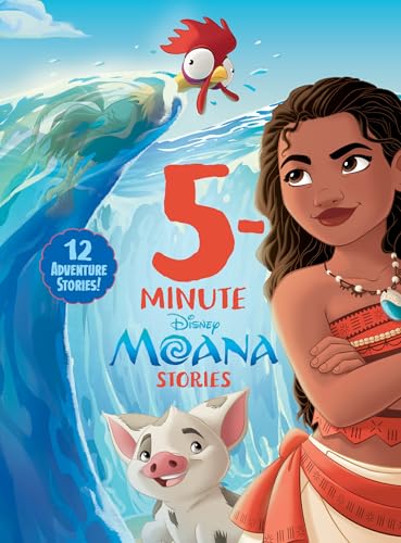 5-Minute Moana Stories book cover