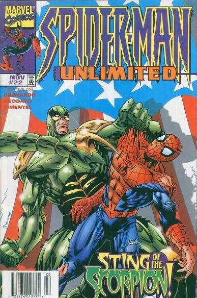 Spider-man Unlimited #22 Vol. 1 November 1998 book cover