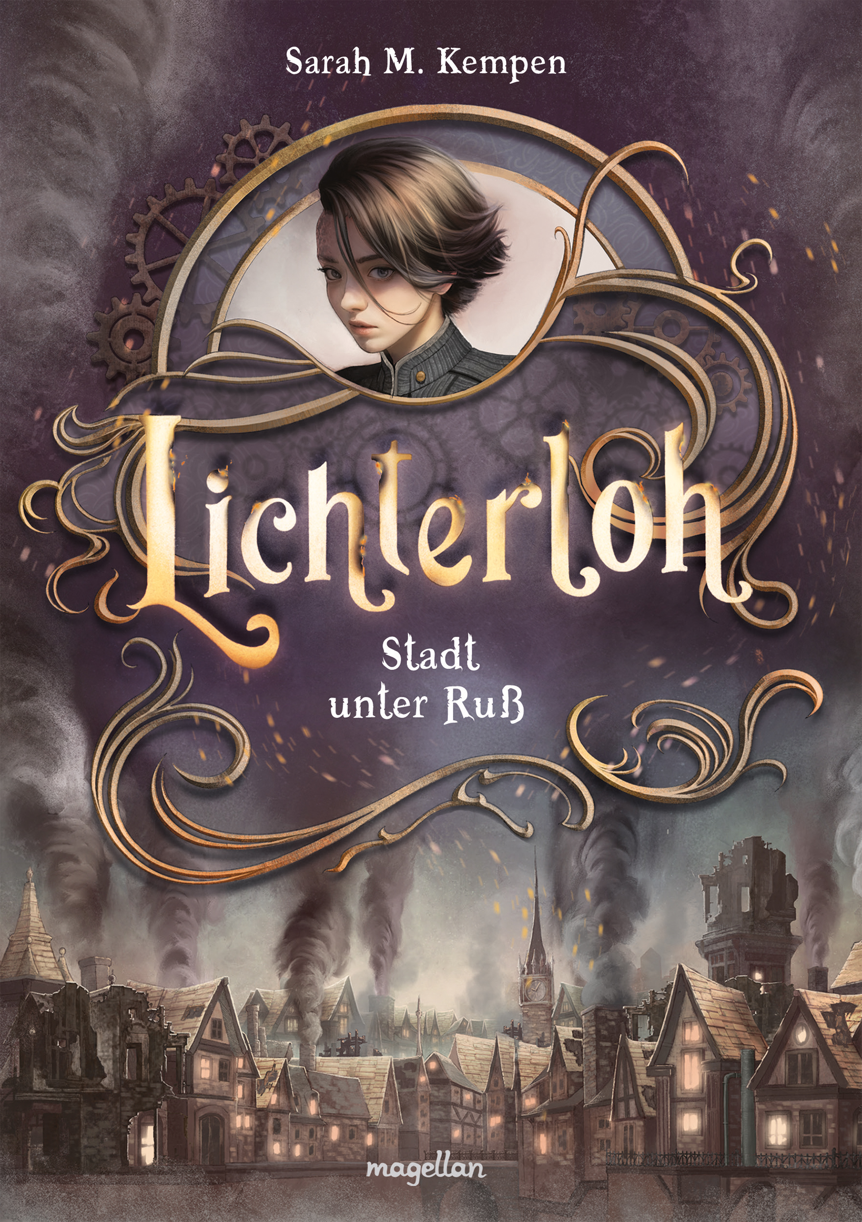 Stadt unter Ruß