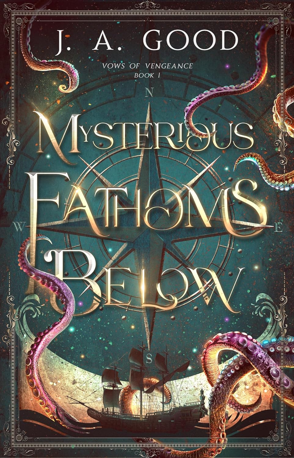 Mysterious Fathoms Below: A Spicy Pirate Romantasy with Sea Monsters and Secrets