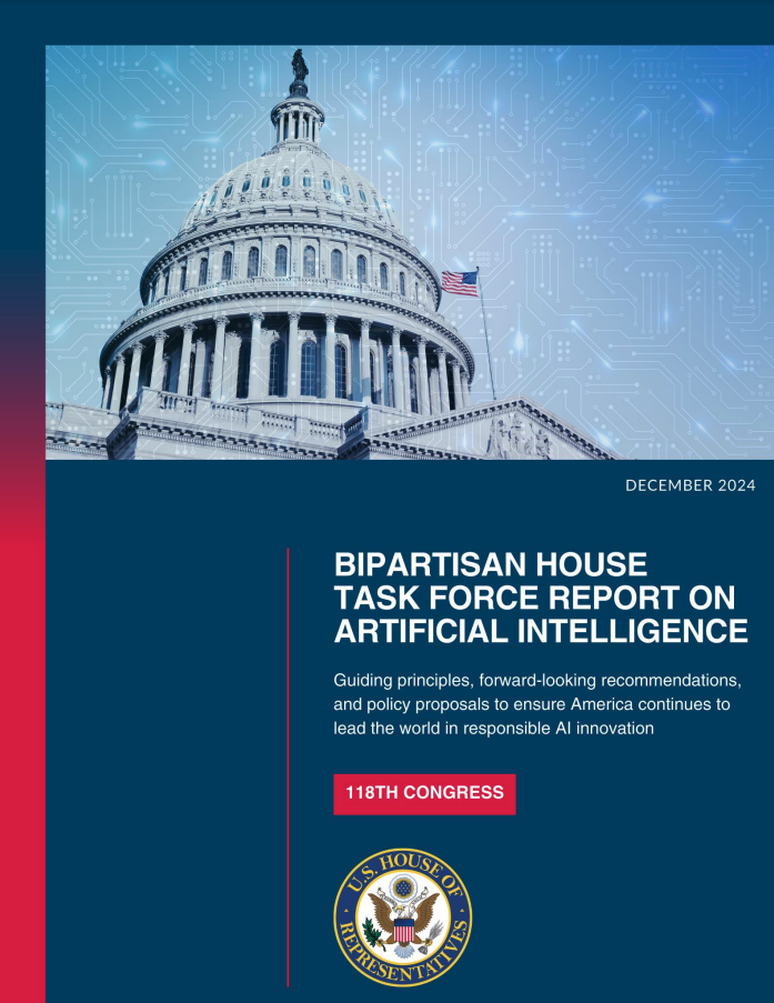 Bipartisan House Task Force on Artificial Intelligence: Guiding ...