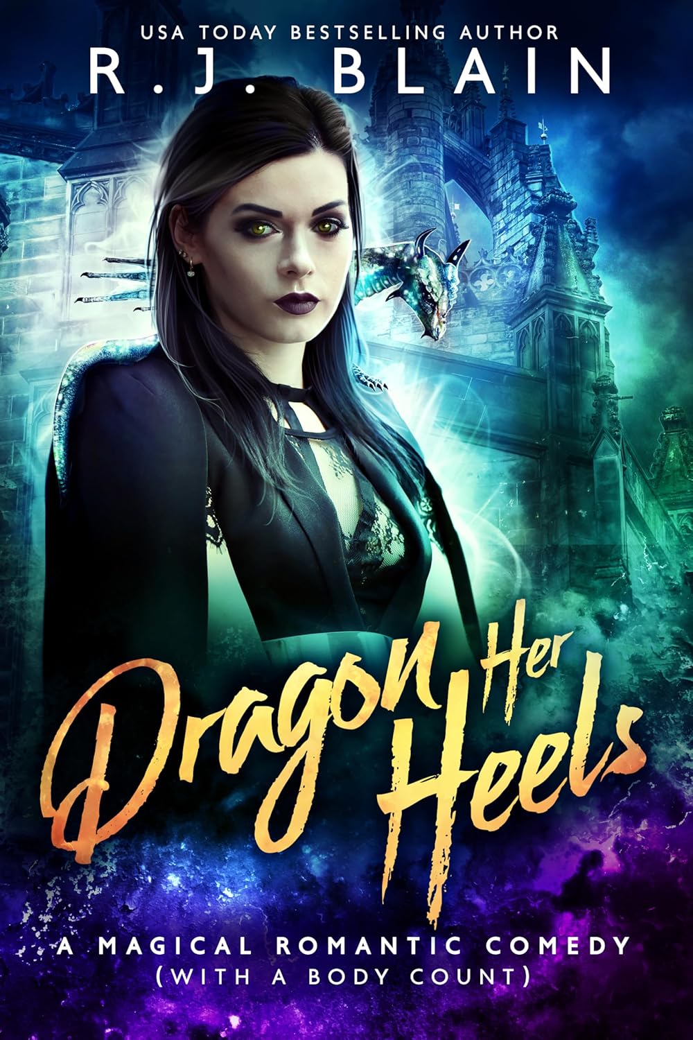 Dragon Her Heels (Magical Romantic Comedy book cover