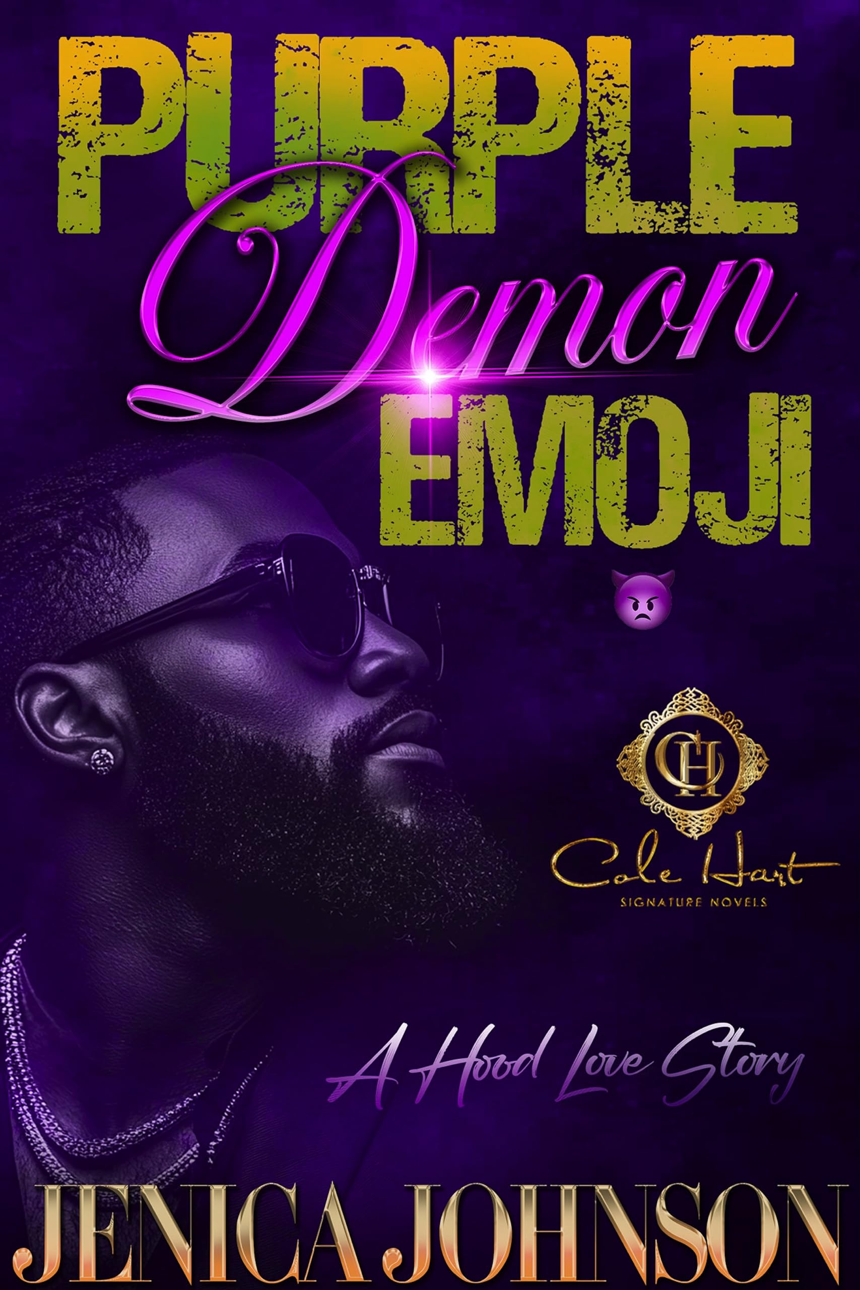 Purple Demon Emoji book cover