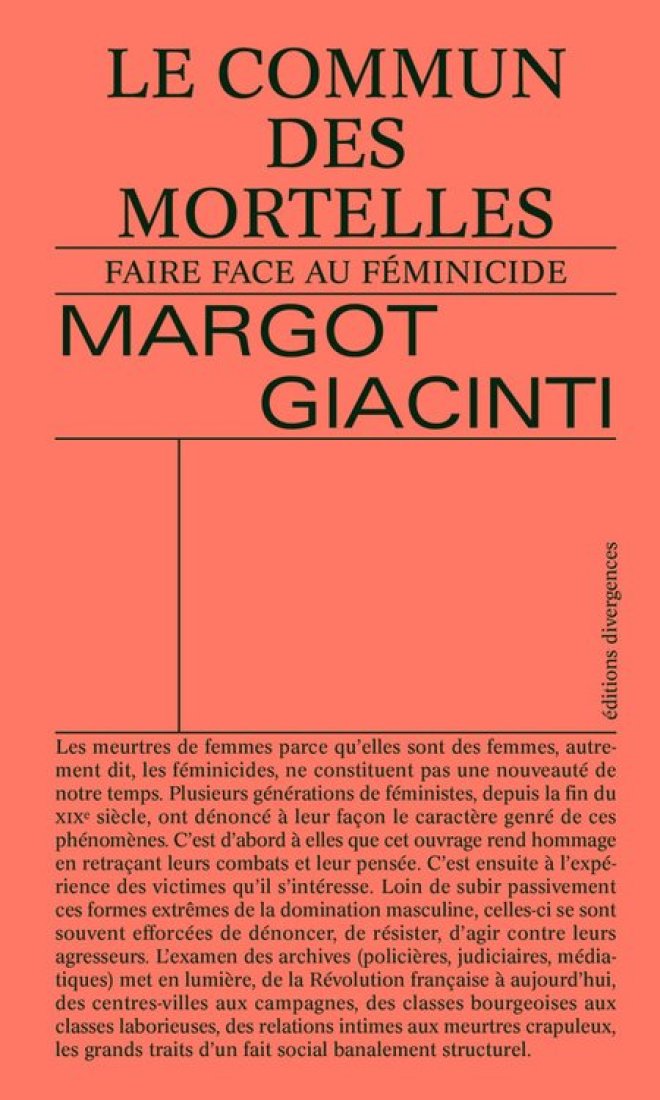 Le commun des mortelles : Faire face au féminicide
