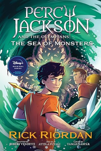 Percy Jackson and the Olympians The Sea of Monsters The Graphic Novel (paperback) book cover