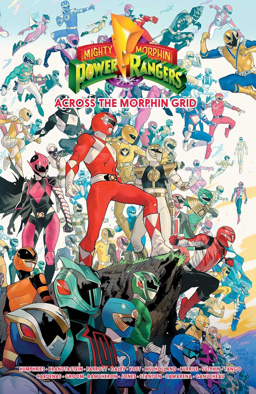 Mighty Morphin Power Rangers book cover