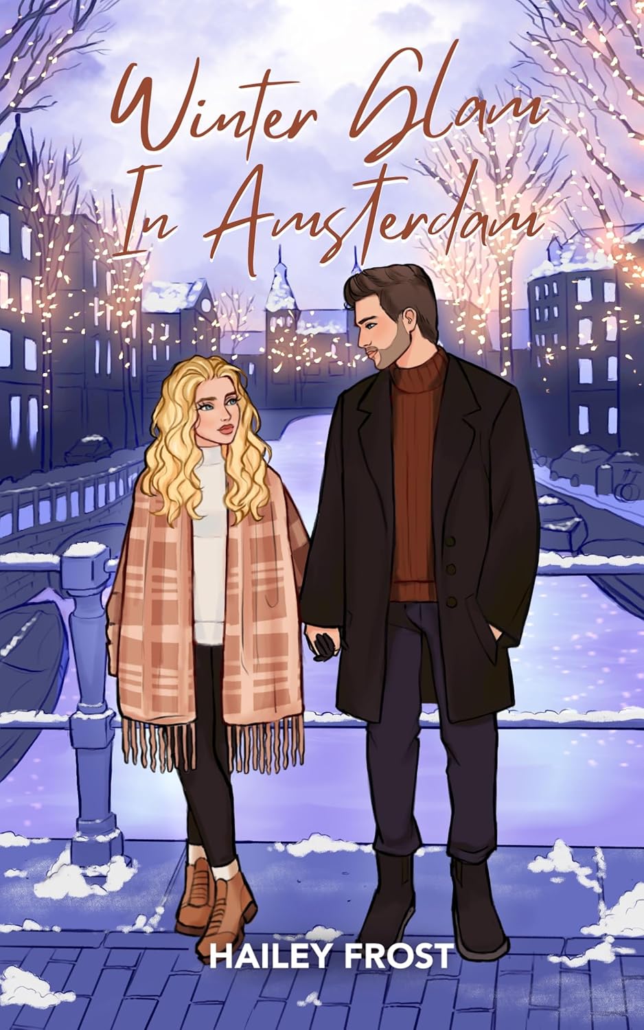 Winter Glam in Amsterdam book cover