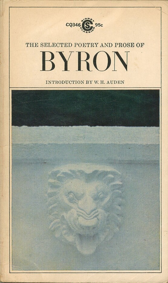 The Selected Poetry and Prose of Byron by Lord Byron | Goodreads