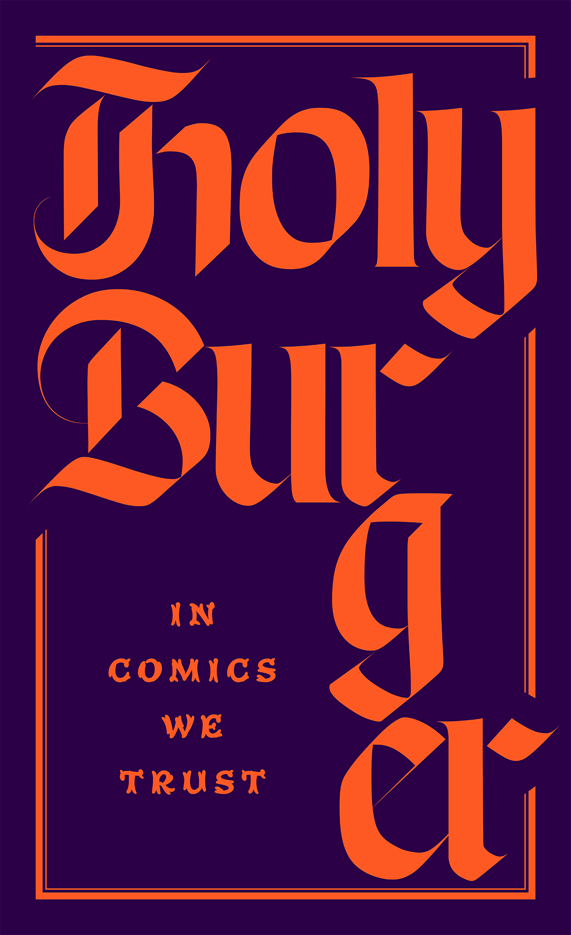 Holyburger. In Comics We Trust book cover