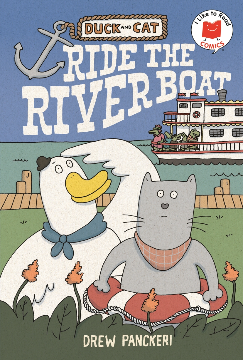Duck and Cat Ride the Riverboat book cover