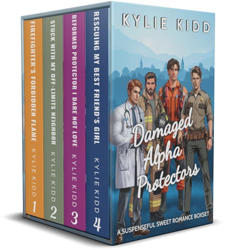 Damaged Alpha Protectors: A Suspenseful Sweet Romance Boxset