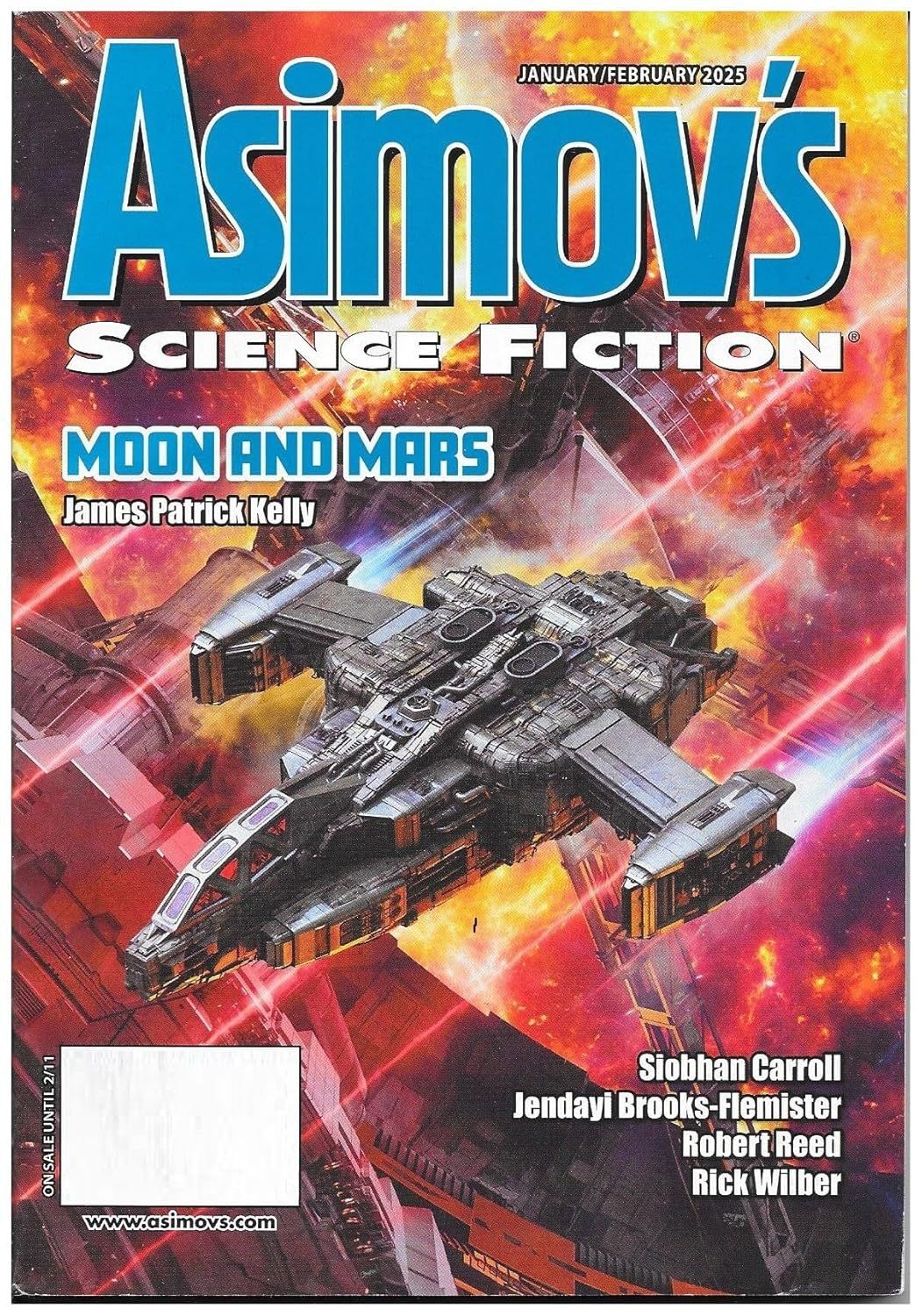Asimov's Science Fiction Magazine, January-February 2025: Moon and Mars