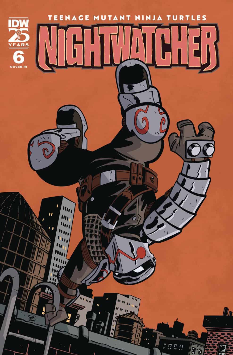 Teenage Mutant Ninja Turtles: Nightwatcher book cover 2