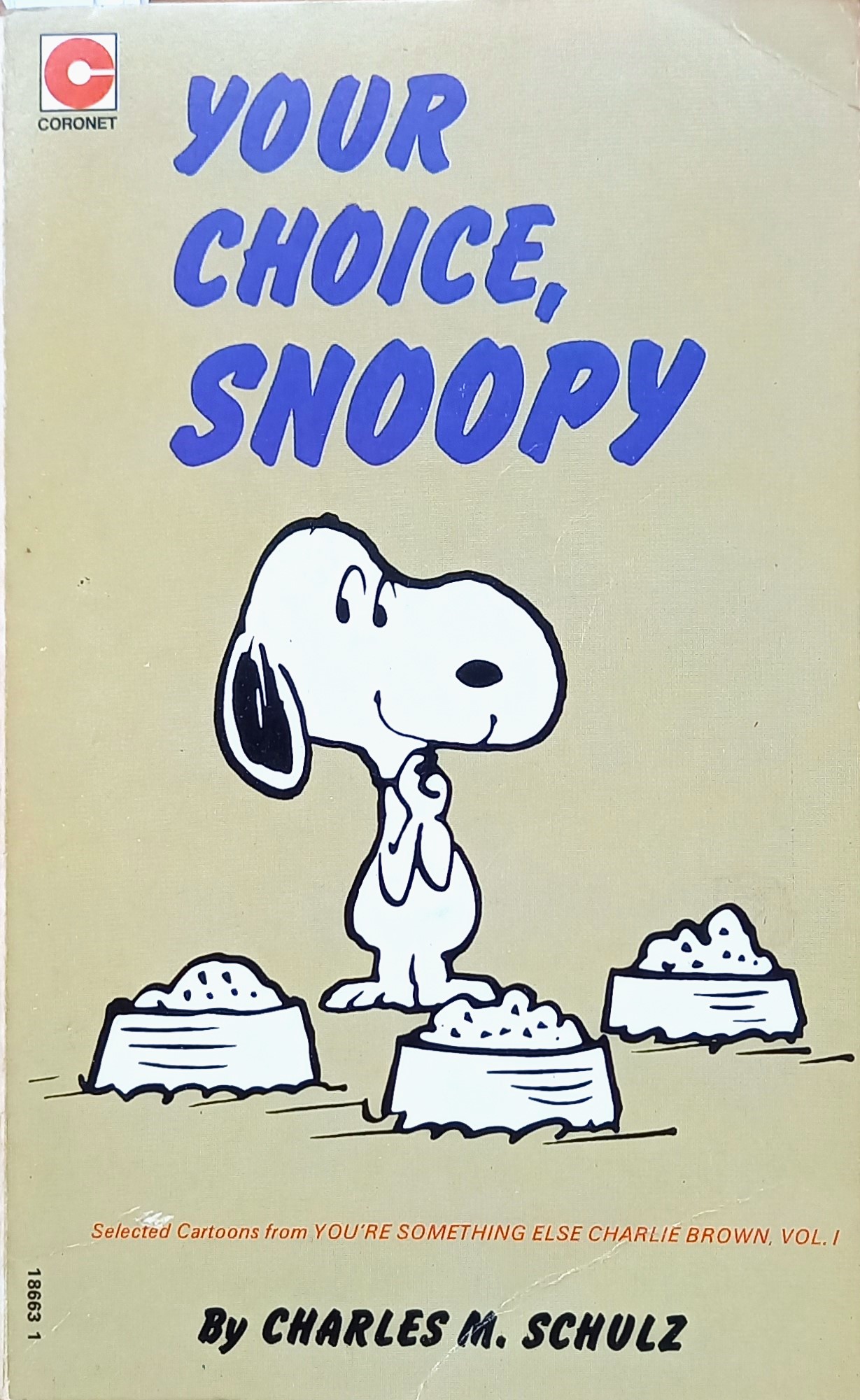 Your Choice, Snoopy book cover