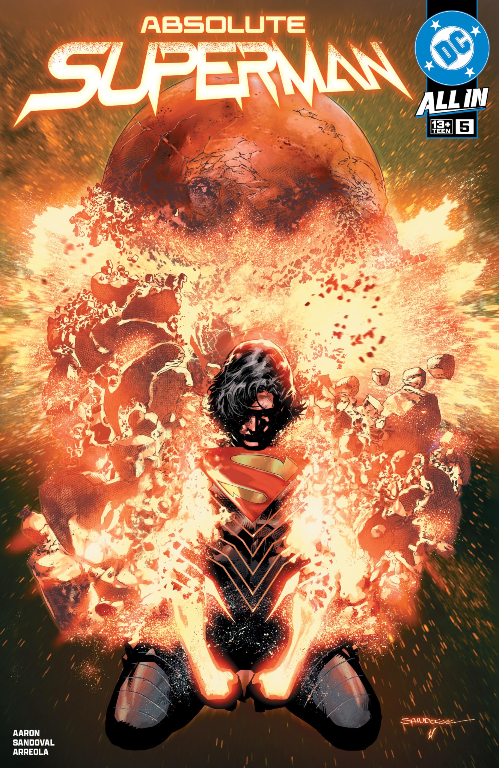 Absolute Superman (2024) book cover 3