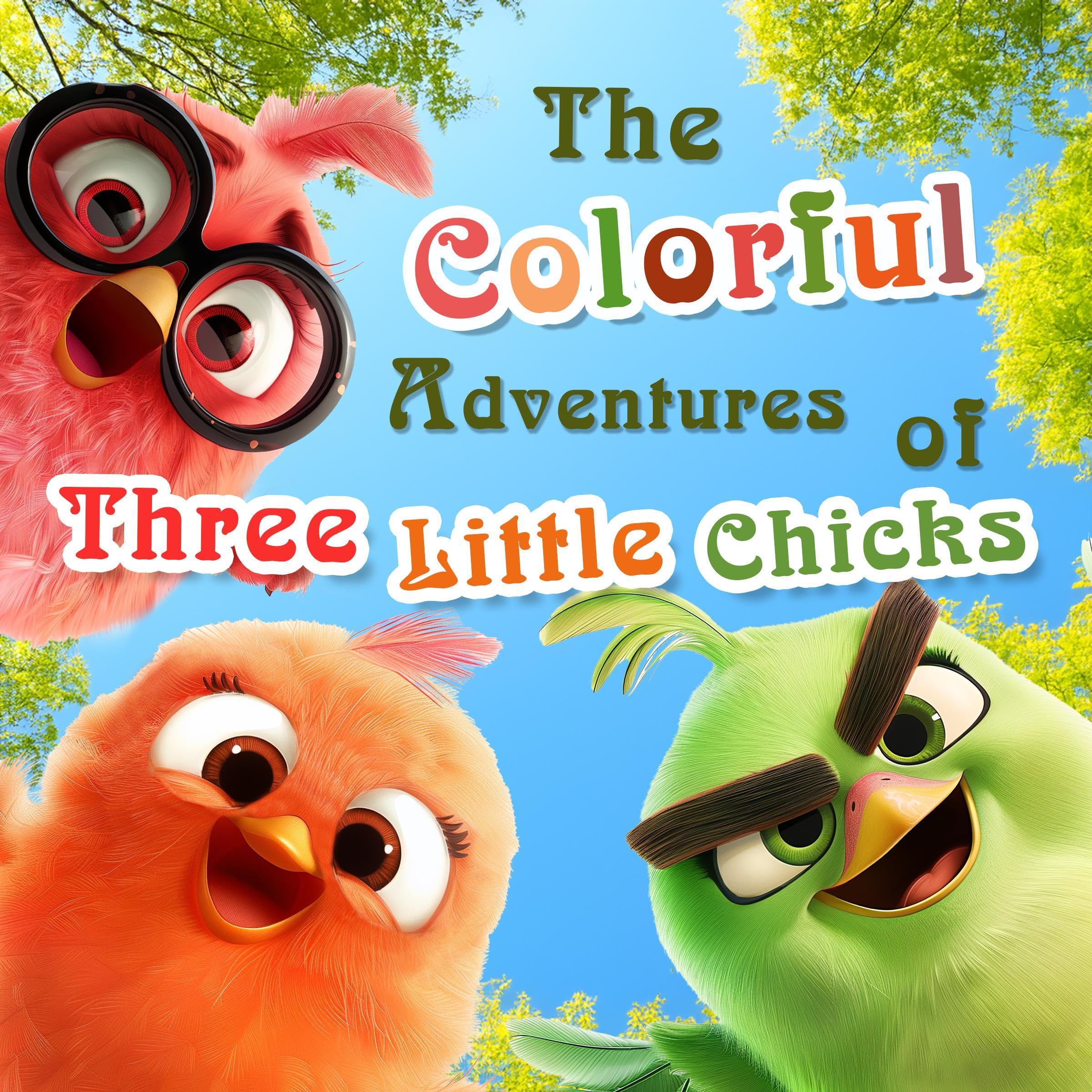 The Colorful Adventures of Three Little Chicks