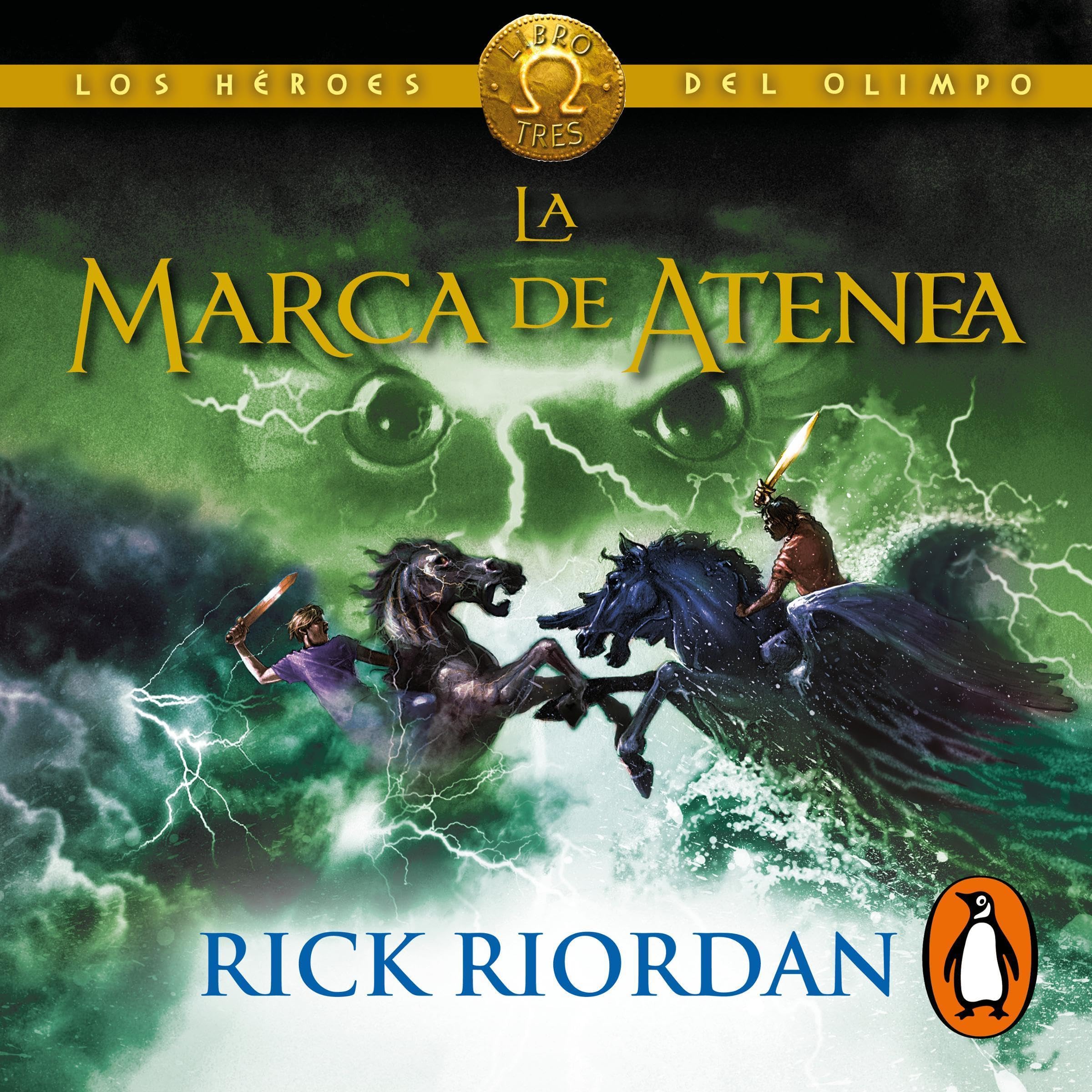 La marca de Atenea [The Mark of Athena] book cover
