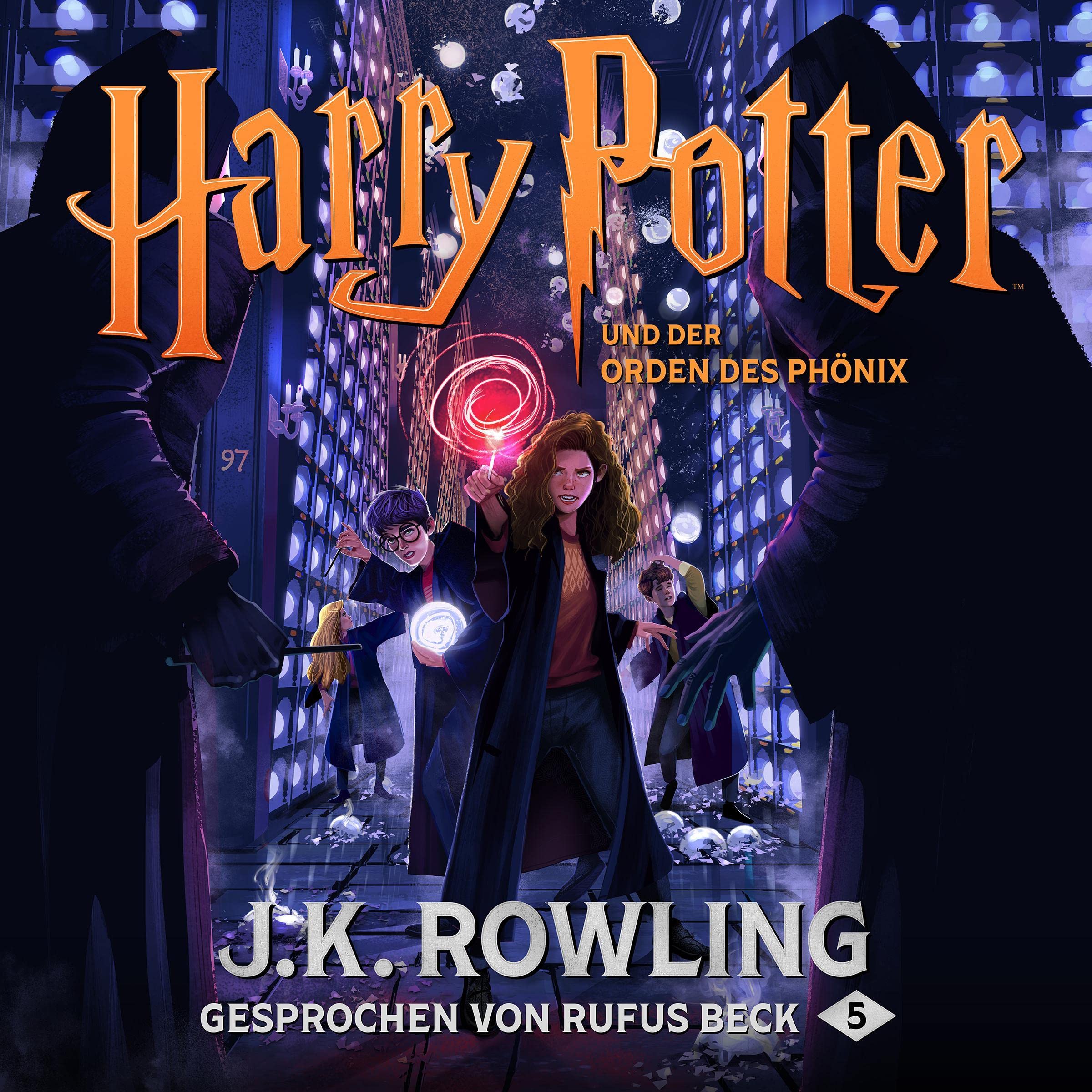 Harry Potter und der Orden des Phönix - Gesprochen von Rufus Beck book cover