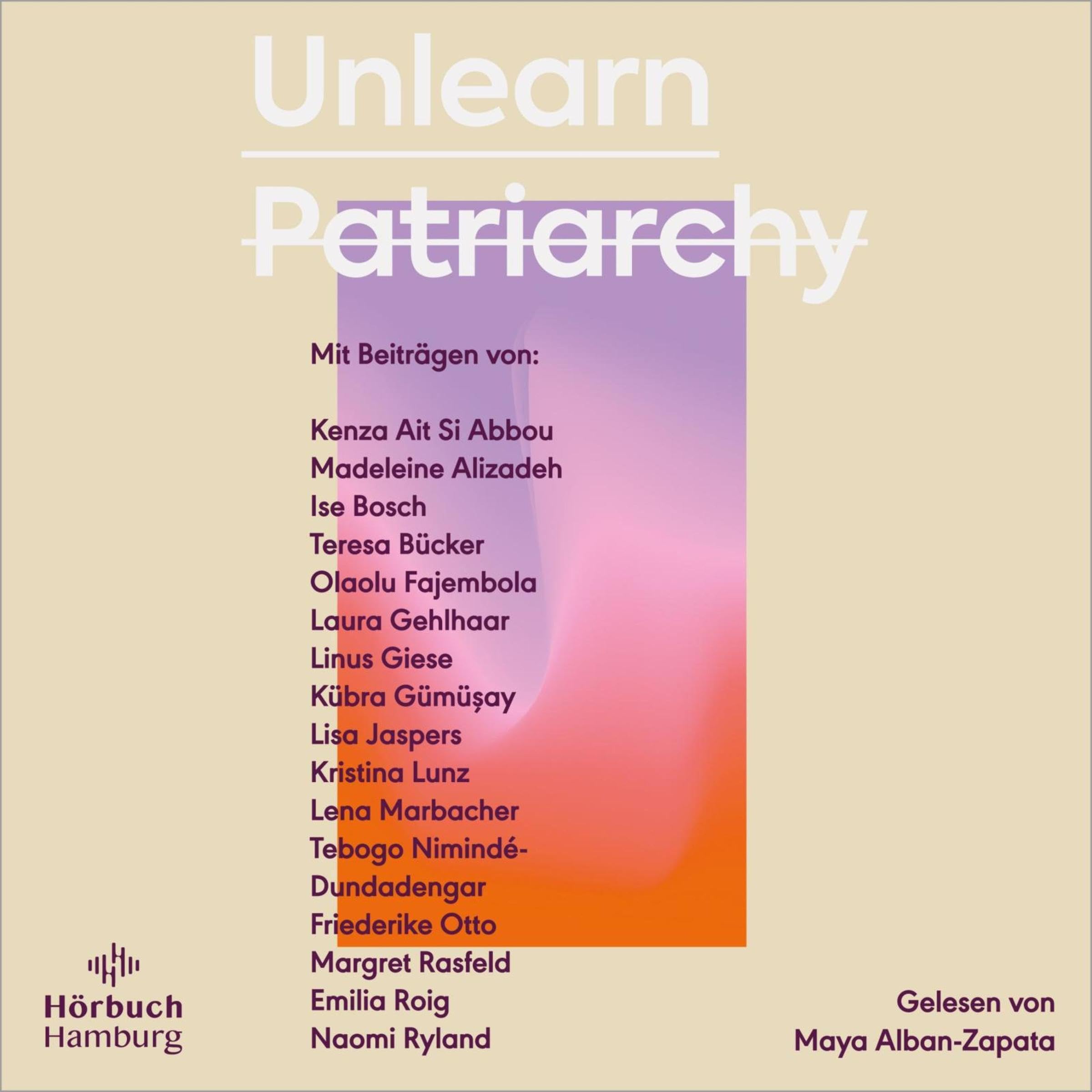 Unlearn Patriarchy (German edition) book cover