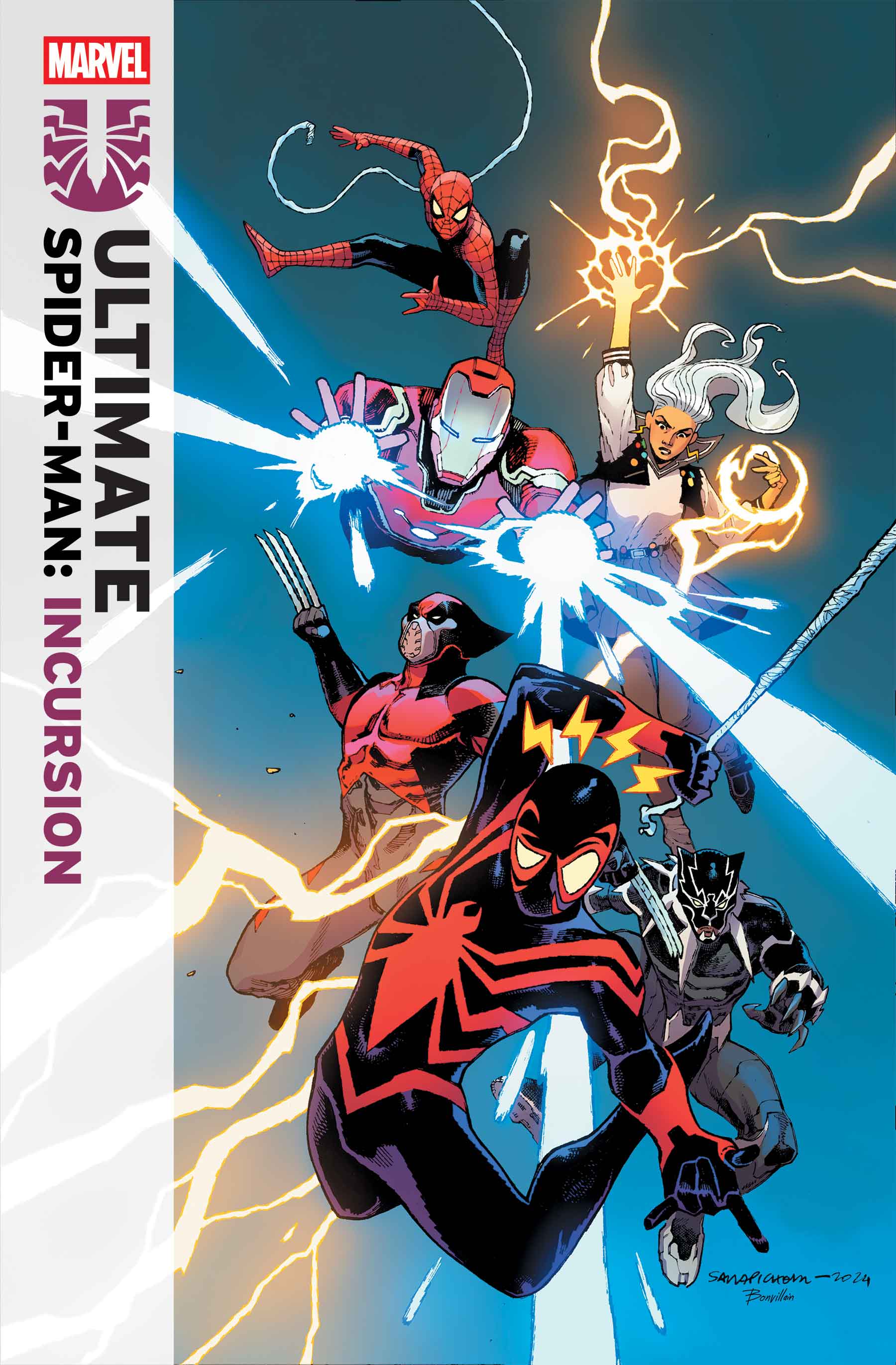 Ultimate Spider Man Incursion #1 Mobili Var book cover