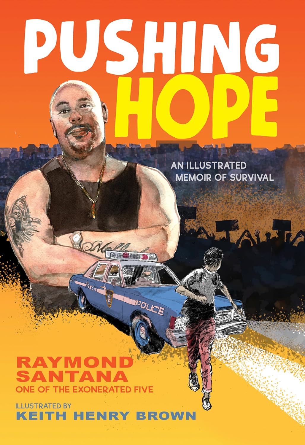 Pushing Hope: An Illustrated Memoir of Survival Book Cover