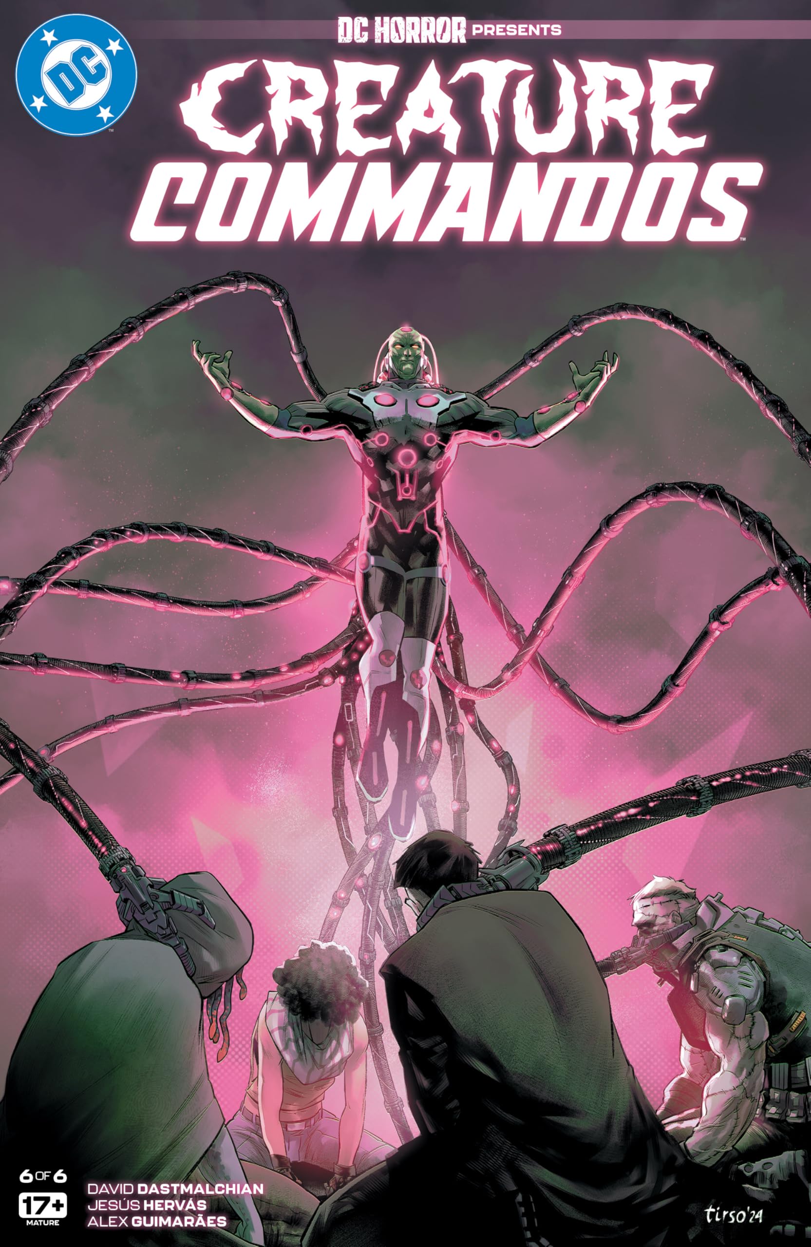 DC Horror Presents Creature Commandos #6 CVR B Walsh Card Stock Var FNL ISS book cover
