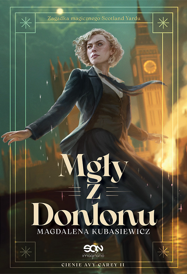 Cienie Avy Carey book cover 2