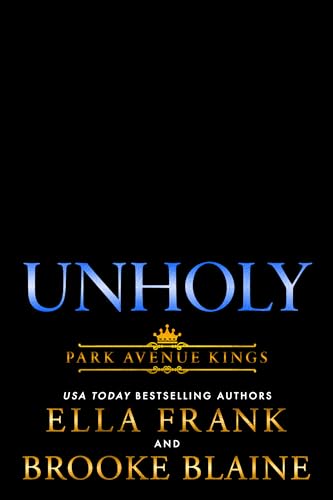 Unholy book cover