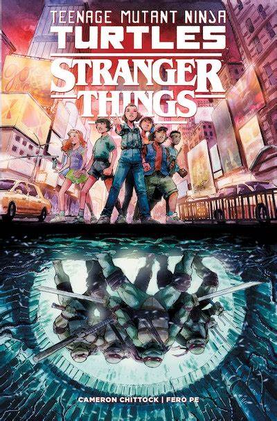 Teenage Mutant Ninja Turtles X Stranger Things #1 2 3 4 full set book cover