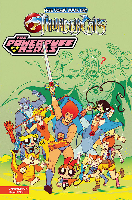 Free Comic Book Day 2025: ThunderCats / The Powerpuff Girls #0