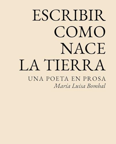 Escribir como nace la tierra book cover