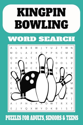 Bowling Word Search Puzzle Book: Word Searches with Easy to Read Print ...