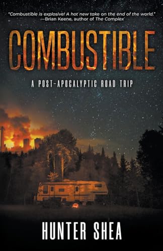 Combustible book cover