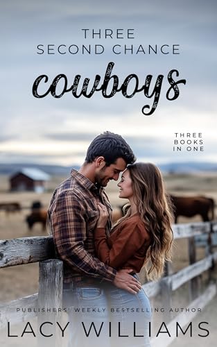 Three Second Chance Cowboys book cover