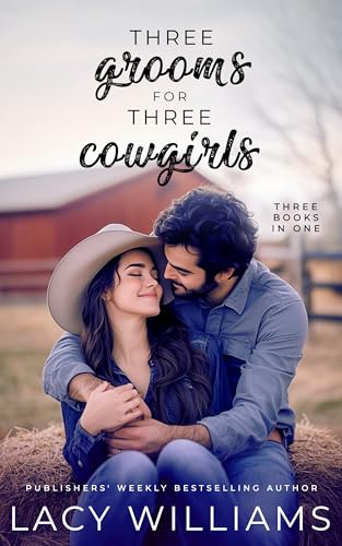 Three Grooms for Three Cowgirls book cover