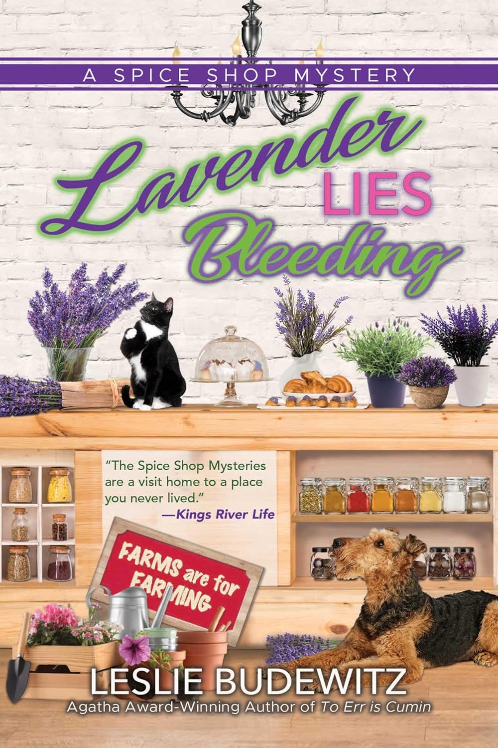 Lavender Lies Bleeding book cover
