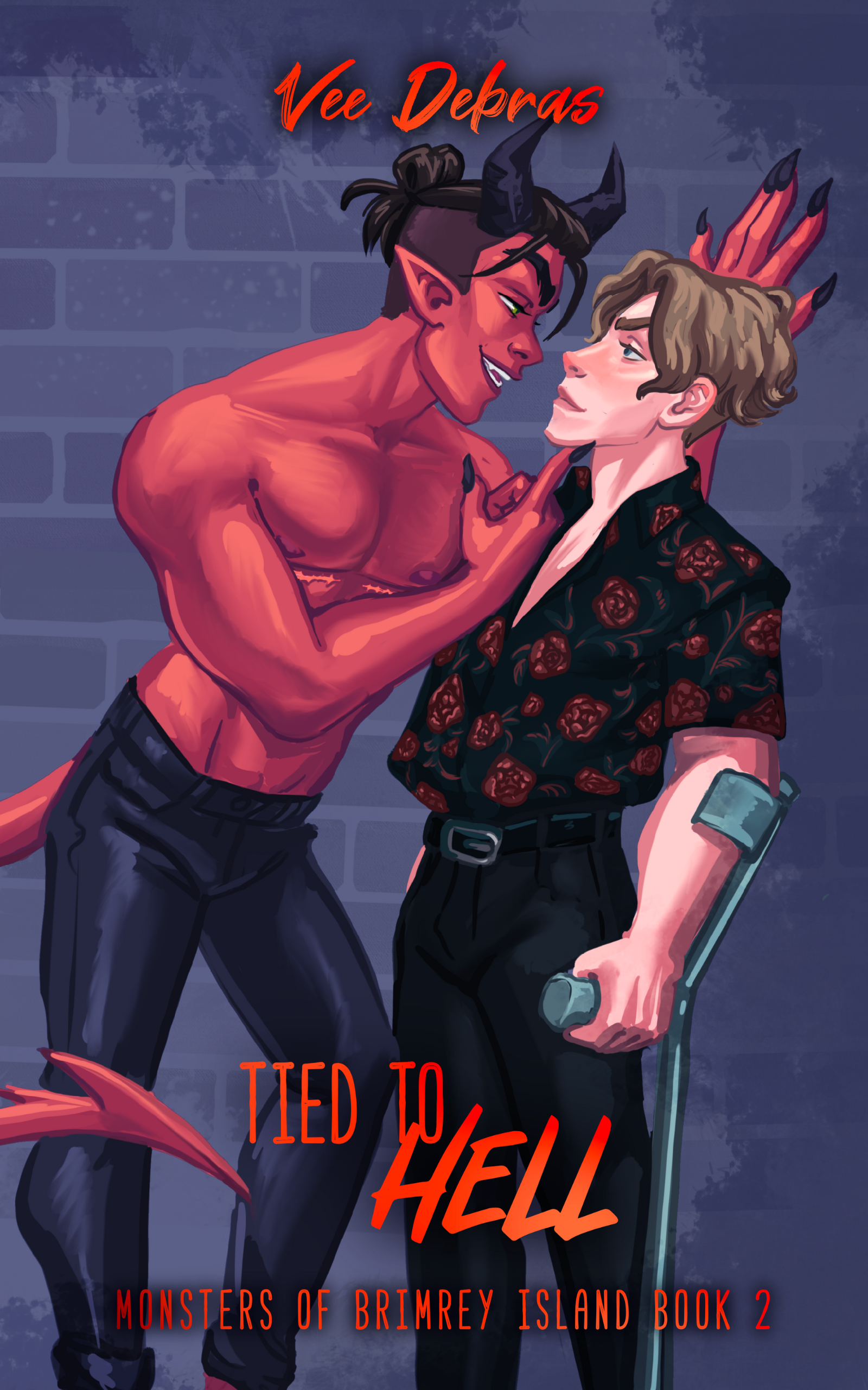 Tied to Hell (Monsters of Brimrey Island, #2)