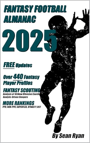 2025 Fantasy Football Almanac book cover