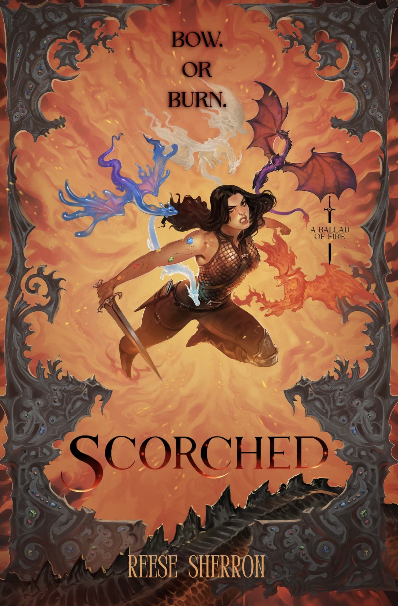 SCORCHED (A Ballad of Fire, #1)