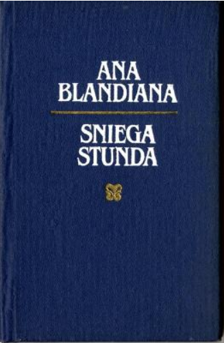 Sniega stunda book cover